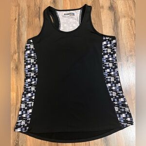 Callaway Women’s Black Tank Top with Geometric Pattern Golf Shirt Workout